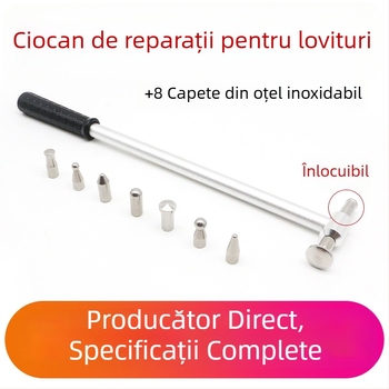 Ciocan din oțel inoxidabil pentru reparația denivelărilor și modelarea foii metalice la caroserie