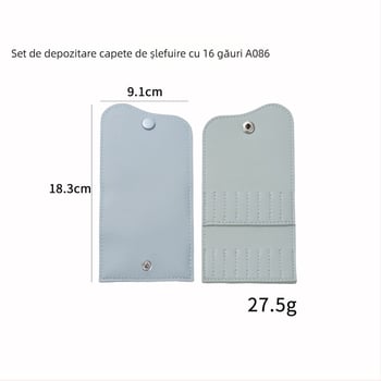 Geantă de depozitare pentru capete de pilire pentru unghii din piele groasă