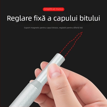 Set de șurubelnițe manual pentru uz casnic, 56 de piese, cu biti în cruce și în formă de U și cu biti de formă specială