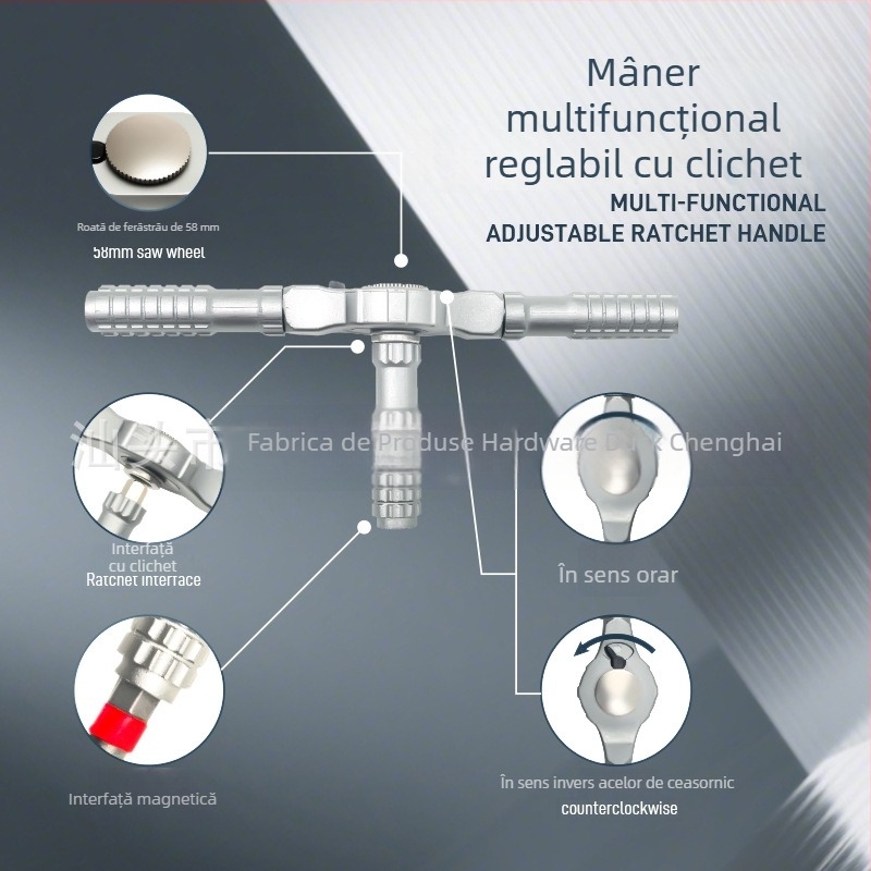 Set de șurubelnițe cu clichet 66 în 1, pentru uz casnic, din oțel S2, duritate înaltă, magnetic și izolat