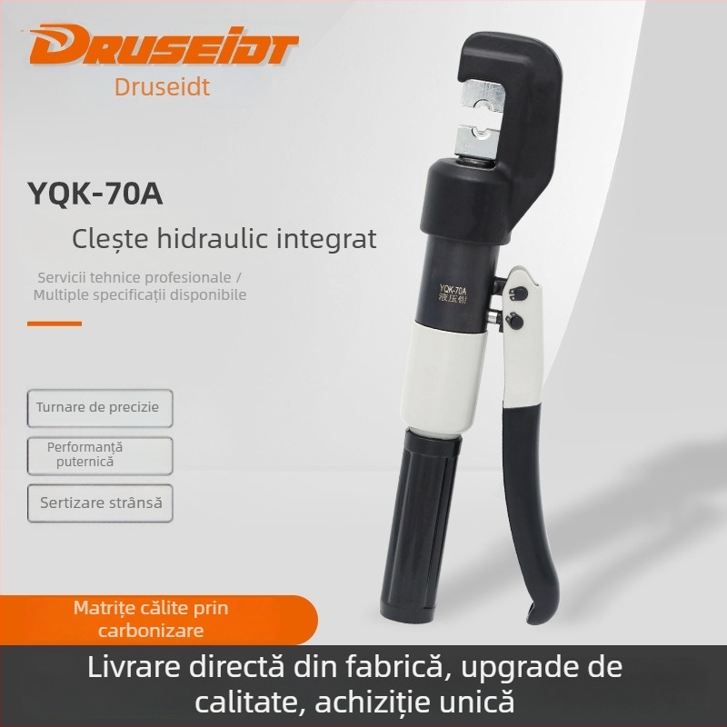 Clește hidraulic YQK-70A pentru crimparea terminalelor din cupru-aluminiu