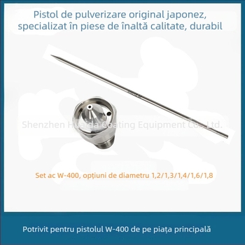 Duza de pulverizare W-400 cu capac de atomizare WS-400, presiune redusă, atomizare înaltă