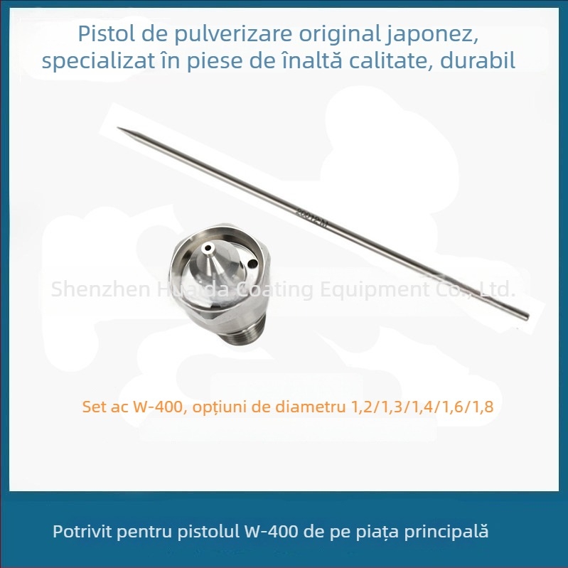 Duza de pulverizare W-400 cu capac de atomizare WS-400, presiune redusă, atomizare înaltă