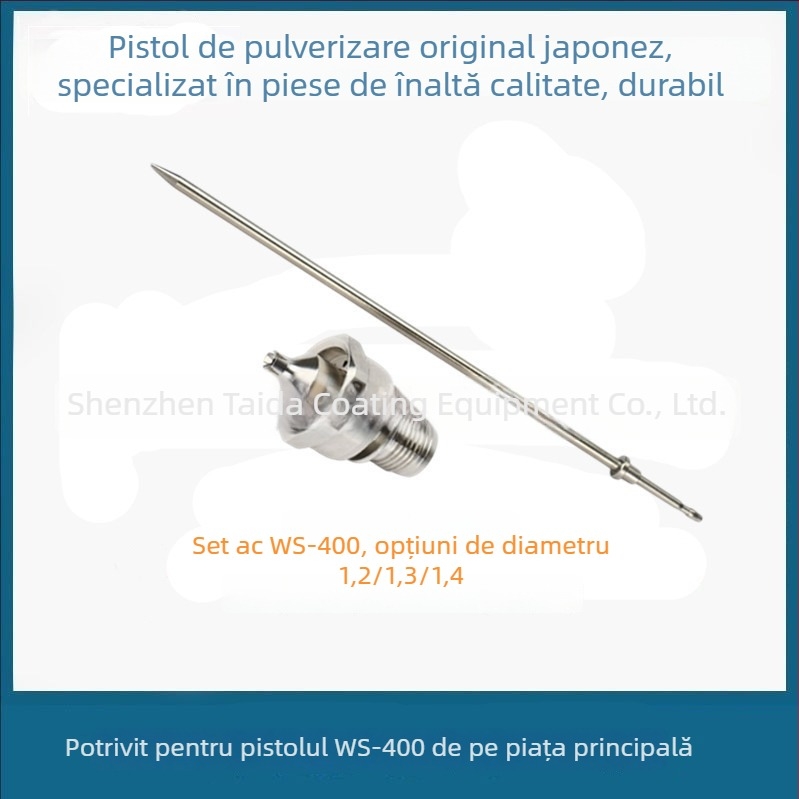 Duza de pulverizare W-400 cu capac de atomizare WS-400, presiune redusă, atomizare înaltă