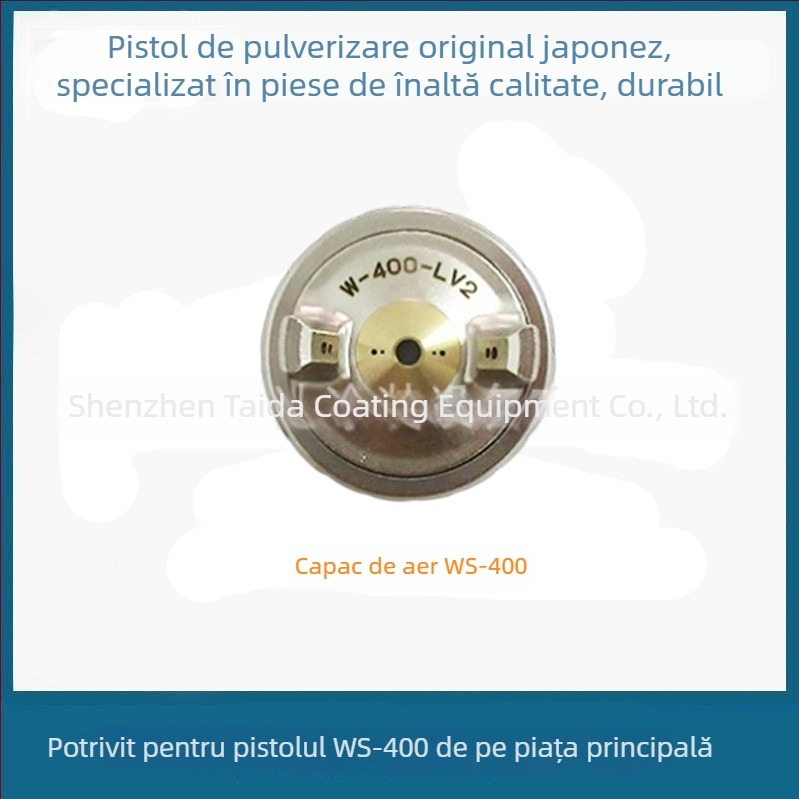 Duza de pulverizare W-400 cu capac de atomizare WS-400, presiune redusă, atomizare înaltă