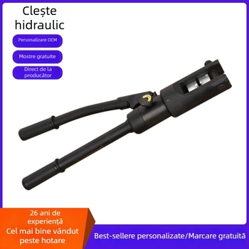 Unealtă manuală hidraulică pentru crimparea cablurilor și a terminalelor, cu vârfuri din cupru și aluminiu – pentru electricieni