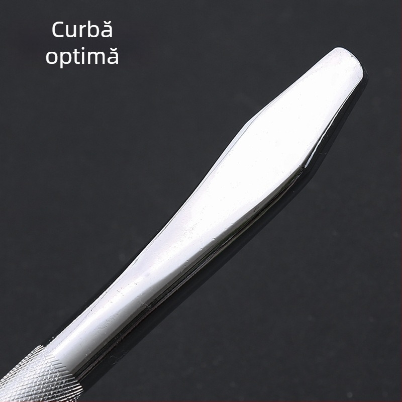 Crowbar cu dublă funcție pentru mașină – unealtă de demontare a anvelopelor, construcție solidă din oțel cu carbon