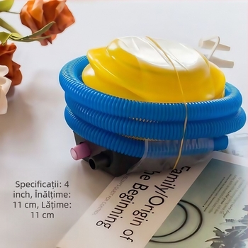 Adaptor universal pentru pompă de aer cu duză și pompă cu pedală, pentru piscine, inele gonflabile și ponei gonflabili