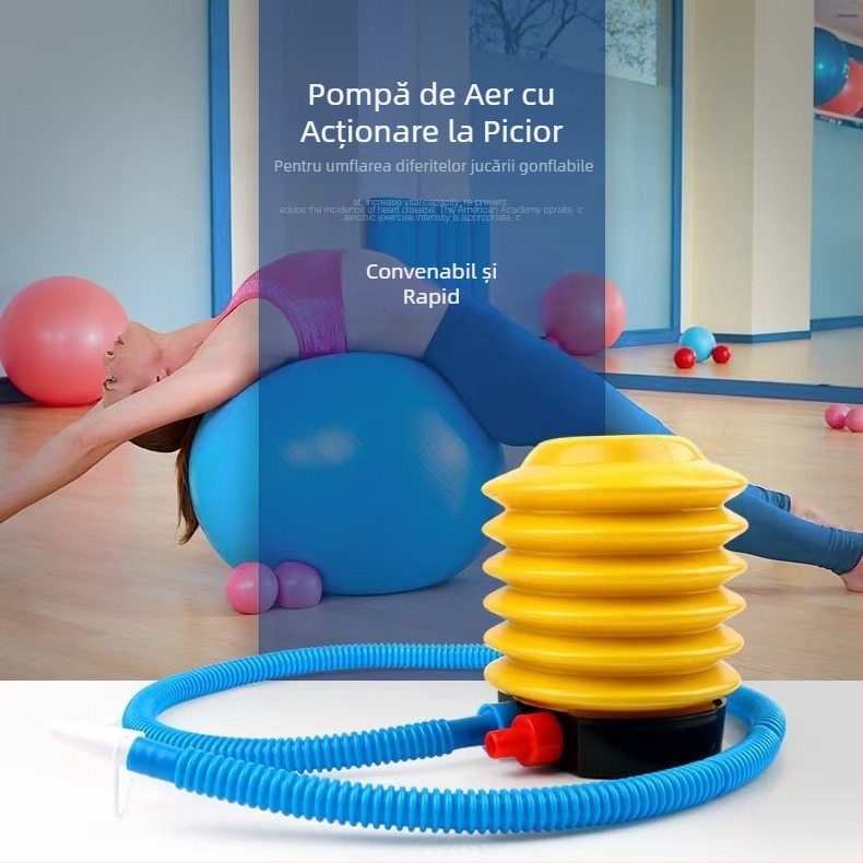 Adaptor universal pentru pompă de aer cu duză și pompă cu pedală, pentru piscine, inele gonflabile și ponei gonflabili