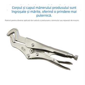 Clește greu pentru sudură, cu cioc de vultur, închidere automată, clește de prindere multifuncțional pentru forme speciale
