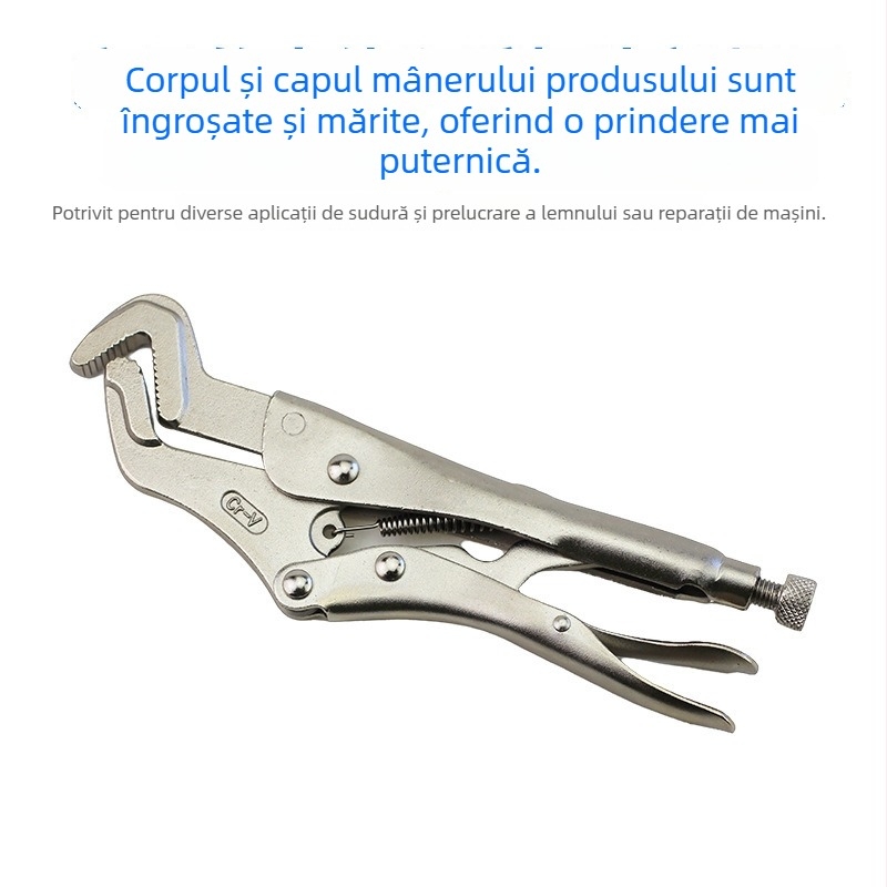 Clește greu pentru sudură, cu cioc de vultur, închidere automată, clește de prindere multifuncțional pentru forme speciale