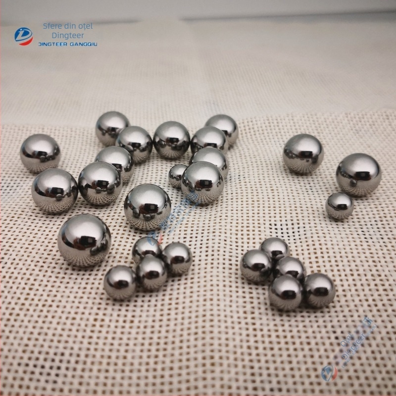 Mărgele din oțel inoxidabil 304, bile decorative solide pentru bijuterii, diametrul 3–8 mm