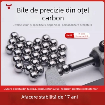 Bile din oțel carbon rezistente la uzură pentru rulmenți, diametre 2.0, 2.3, 2.381, 5.5, 6.35 mm