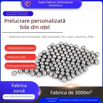 Bile personalizate din oțel carbon cu precizie înaltă, bile solide din oțel, bile de precizie