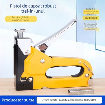Pistol de cuie manual 3 în 1 pentru tâmplărie și mobilier