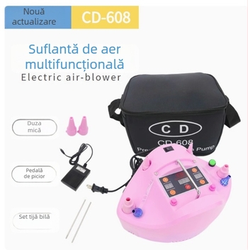 CD-608 umflător de baloane cu două straturi și temporizator