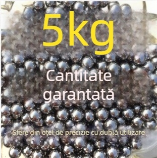 Bile de oțel pentru praștie, diametre 6–9 mm, 5 kg
