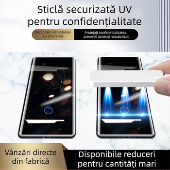 Protector de ecran cu confidențialitate pentru Huawei P60 Pro și P60 Art — sticlă temperată, lipire completă, întărire UV
