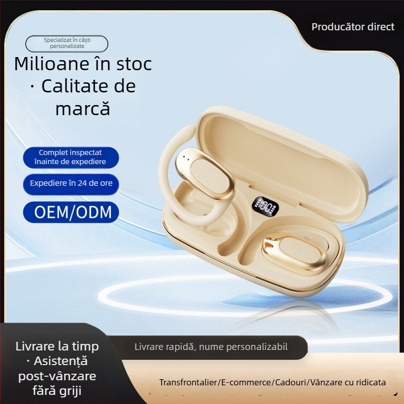Căști de joc in-ear Y7, Bluetooth real, cadou personalizabil