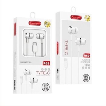 Căști Type-C cu cip digital și control în linie, bas intens, cablu de 120 cm, compatibile cu telefoane Vivo, Huawei, Honor și Xiaomi