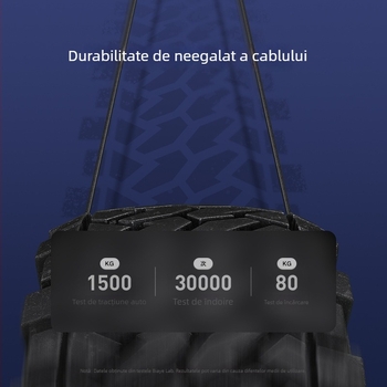 Biaz cablu video Type-C la Type-C, 1,8 m, încărcare rapidă 100W, cablu împletit din nailon