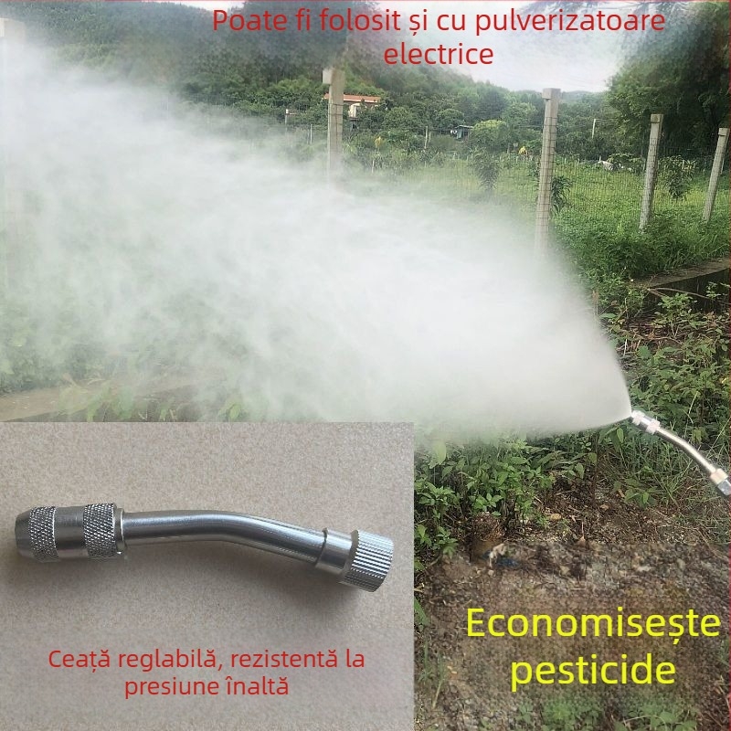 Noul model duză de pulverizare din cupru cu atomizare reglabilă, pulverizator electric de înaltă presiune pentru grădină