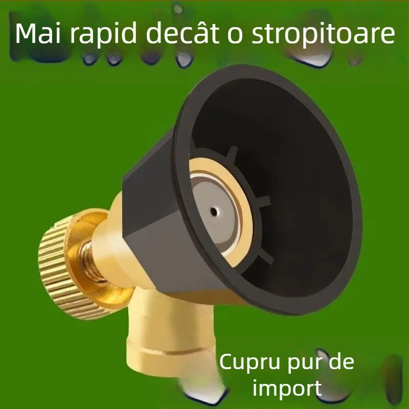 Duză de pulverizare atomizantă pentru agricultură, duză reglabilă din cupru pur pentru presiune înaltă, pulverizator cu motor rezistent la vânt