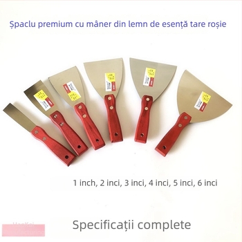 Cuțit de ipsos cu lamă din oțel inoxidabil și mâner din lemn