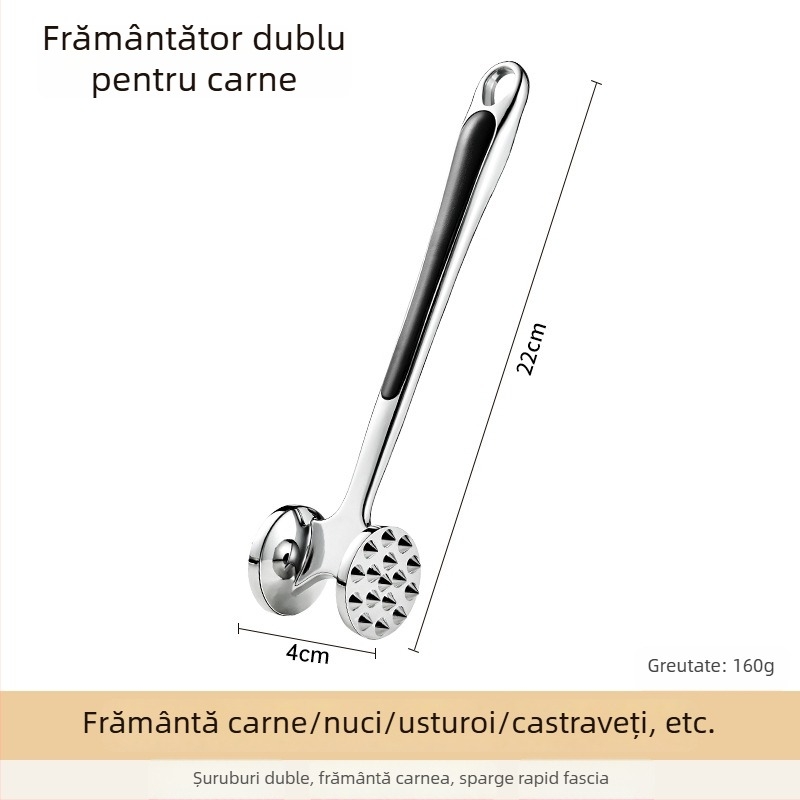 Ciocan pentru carne din oțel inoxidabil, pentru fragare și pentru fripturi, bucătărie și uz profesional