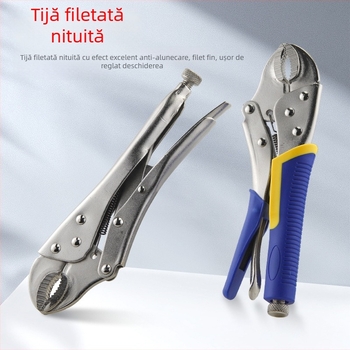 Clește mare cu gură rotundă, unealtă multifuncțională de strângere, calitate industrială, sudare manuală a conductelor de apă