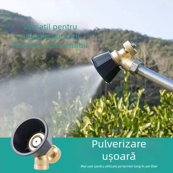 Duza electrică de pulverizare pentru agricultură, cu atomizare fină reglabilă și presiune înaltă