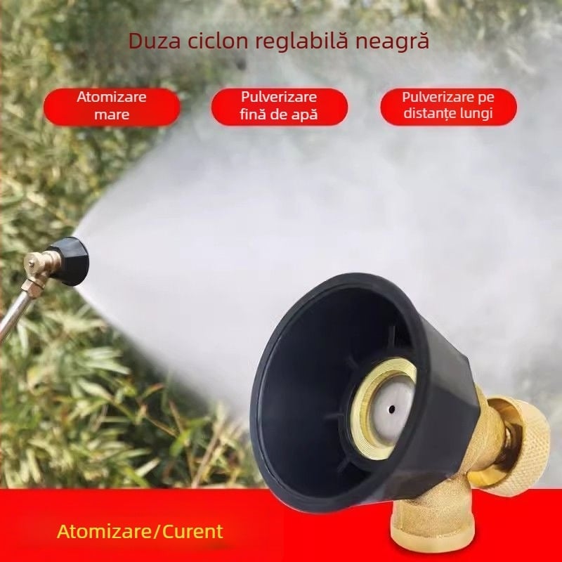 Duza electrică de pulverizare pentru agricultură, cu atomizare fină reglabilă și presiune înaltă