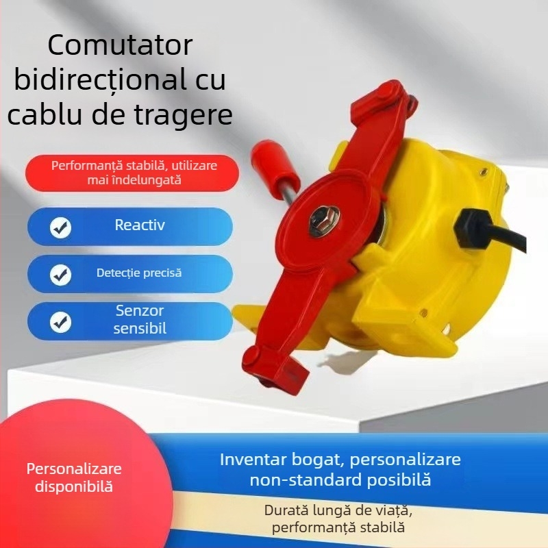 KLT2-II întrerupător cu cablu trăgător pentru benzi transportoare, întrerupător cu cablu HFKLT2-II/XLLS-II, oprire de urgență