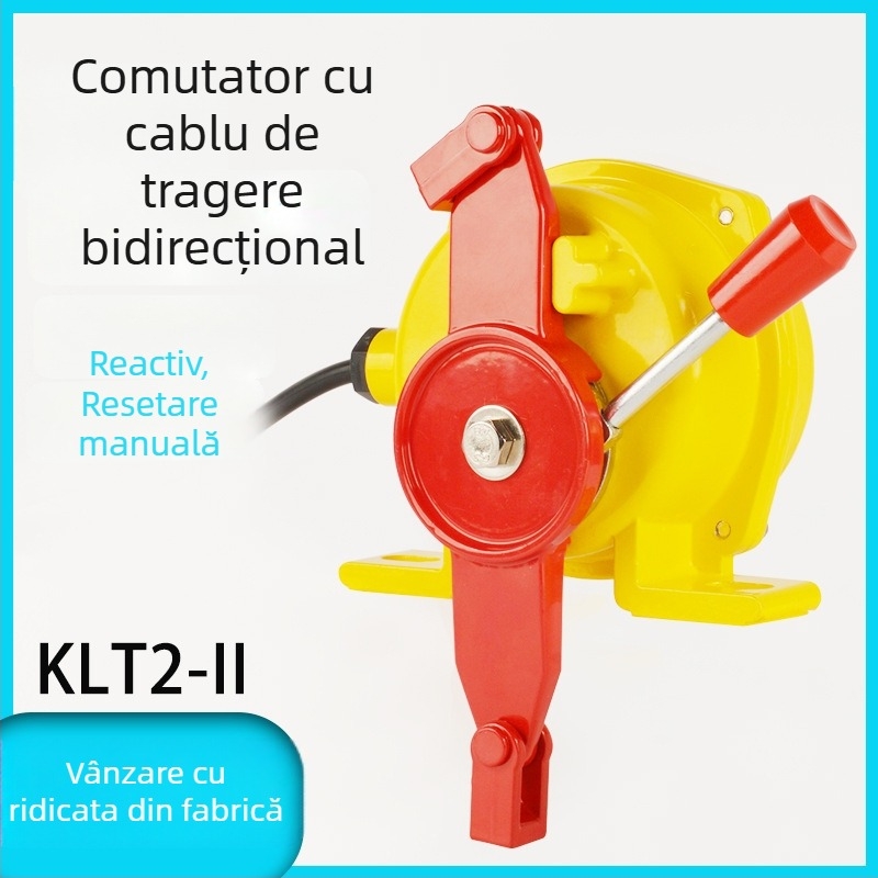 Comutator de siguranță cu tracțiune de cablu pentru curea transportoare KLT2-II 2-2 BKLT2 HFKLT2-II XLLS-II