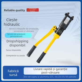 Clește sertizor hidraulic electric pentru terminale din cupru și aluminiu