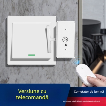 Robot cu telecomandă wireless pentru cămine — încărcare USB, control inteligent pentru stingerea luminilor