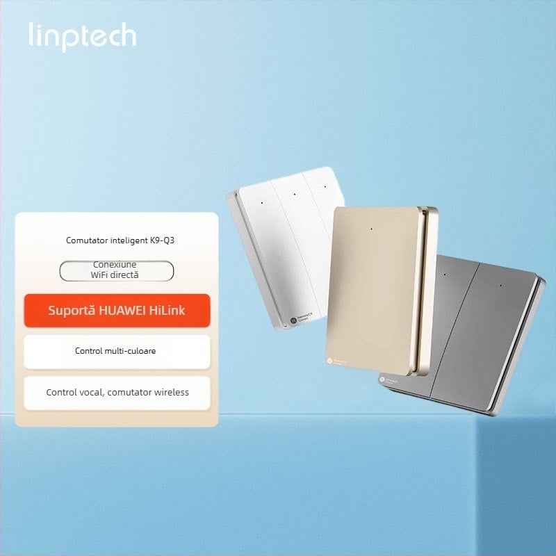Linptech Q3-K9 întrerupător Huawei HiLink, panou de control prin telefon, control dual