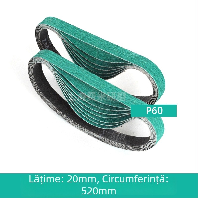 Bandă abrazivă 577F cu zirconiu‑corund pentru șlefuirea oțelului inoxidabil, aluminiului, cuprului și fierului — bandă circulară de lustruire, personalizare la cerere
