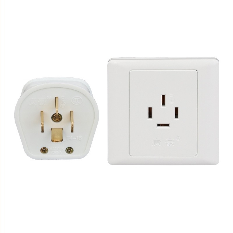 Priză încastrată în perete, tip 86, cu patru găuri, 16A, trifazat cu patru conductori, 440V