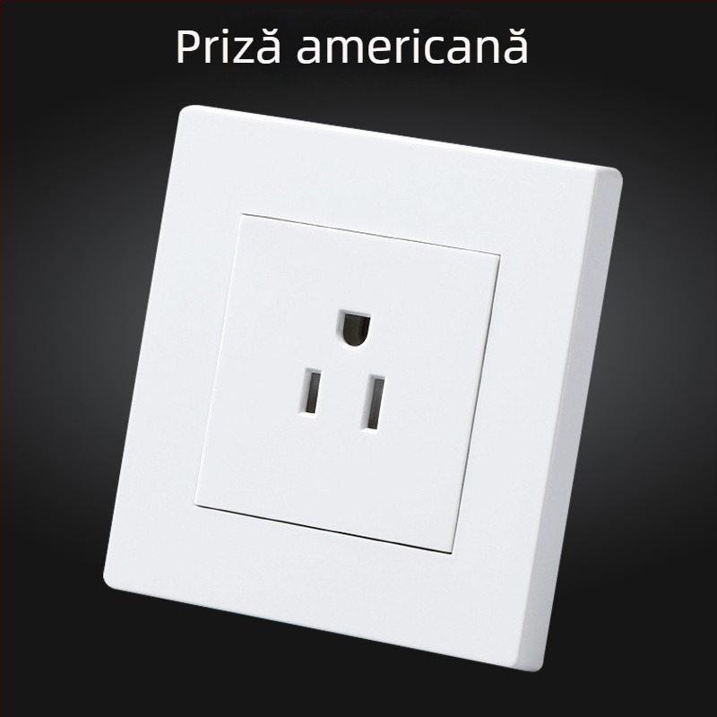 Priză de perete, standard american 5-15R, panou tip 86, 110V, 15A