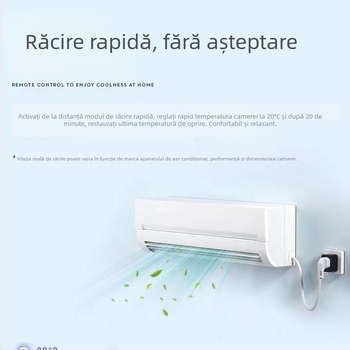Tuya App priză inteligentă pentru aer condiționat cu control de temperatură prin Wi‑Fi și statistici de consum, 16A Xiaodu difuzor