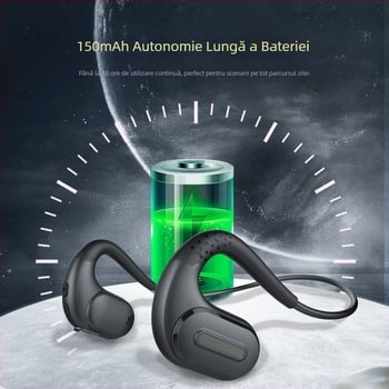 Căști Bluetooth G9 pentru convorbiri, microfon detașabil, stereo, apel HD, IPX5 rezistente, Bluetooth 5.3, rază de 10 m, autonomie peste 8 ore, căști de afaceri