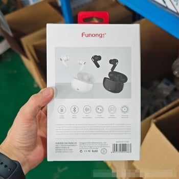 Vernon F10 Căști Bluetooth fără fir cu anulare activă a zgomotului, design in-ear pentru sport, compatibile Android, autonomie de peste 8 ore