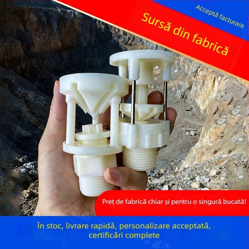 Duză de pulverizare pentru minereuri de aur și cupru, pentru heap leaching — duză externă rotativă, T cu duză rotativă internă