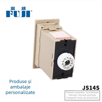 JS14S/999S.999M releu temporizator cu afișaj digital, aliaj argintiu