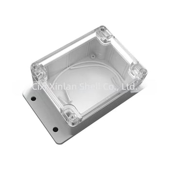New Blue Carcasă transparentă din ABS, cutie etanșă pentru conexiuni, pentru dispozitive electronice și electrice, F3-2T, 115×90×55 mm