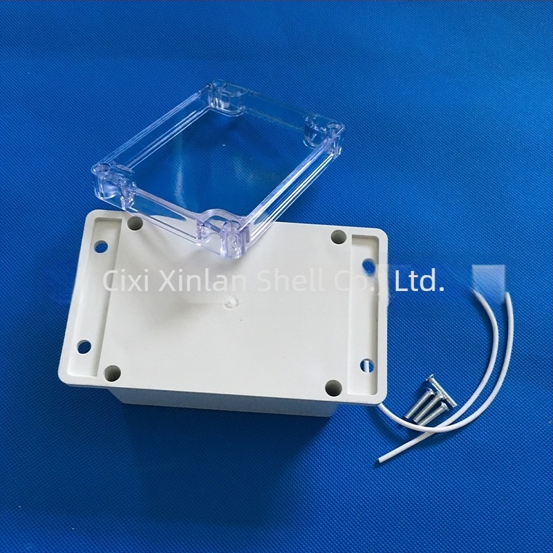 New Blue Carcasă transparentă din ABS, cutie etanșă pentru conexiuni, pentru dispozitive electronice și electrice, F3-2T, 115×90×55 mm