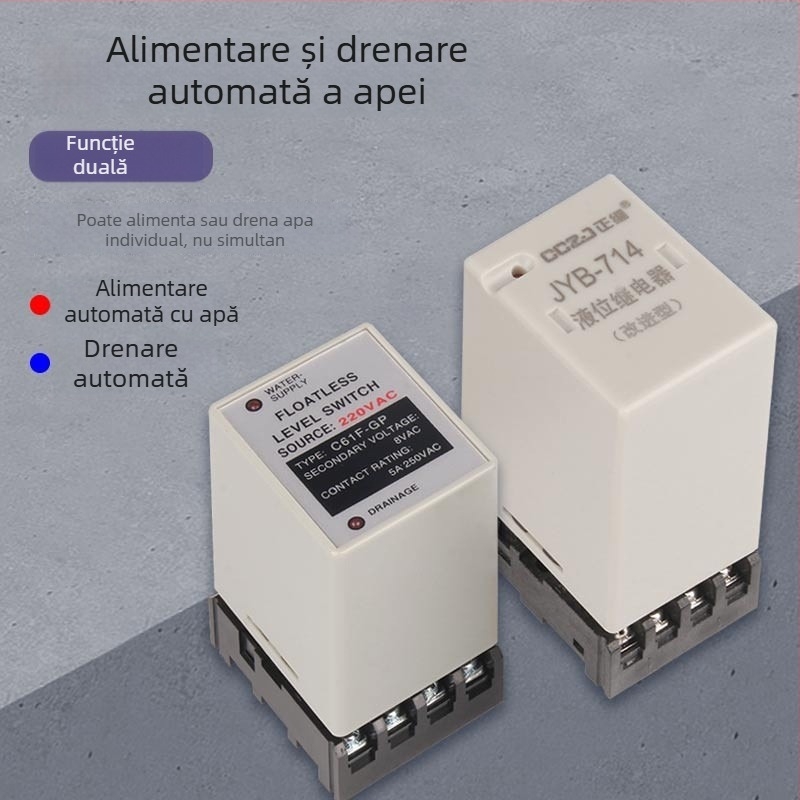 JYB-714 releu de nivel al apei, controler automat pentru nivelul apei cu senzor de sondă, 24V/220V/380V