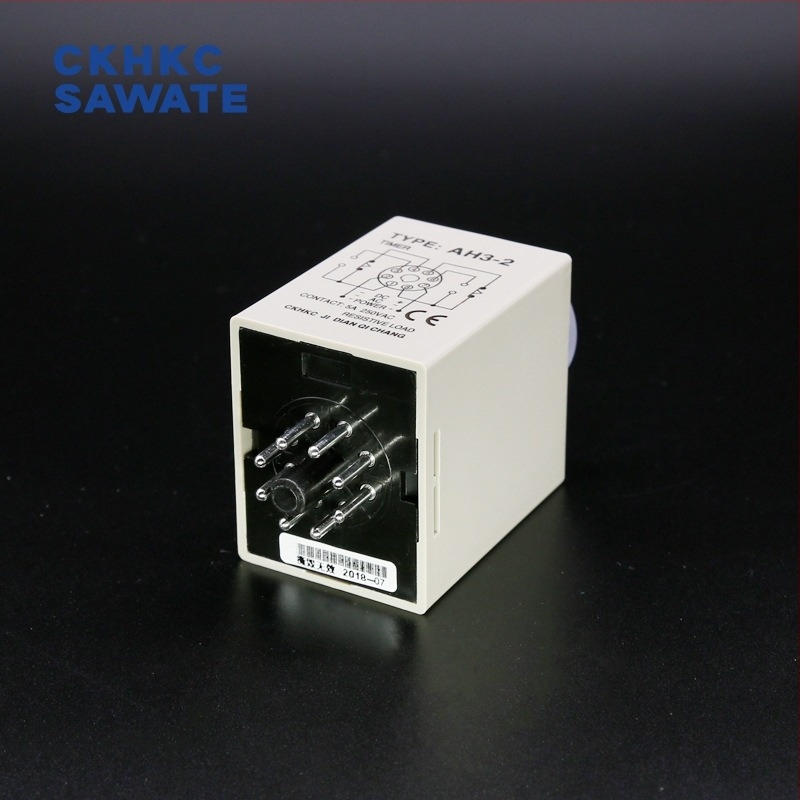 CKHKC releu de timp AH3-2 cu întârziere la pornire și protecție împotriva interferențelor de înaltă frecvență, controlor de timp, AC 380/220V și 24V