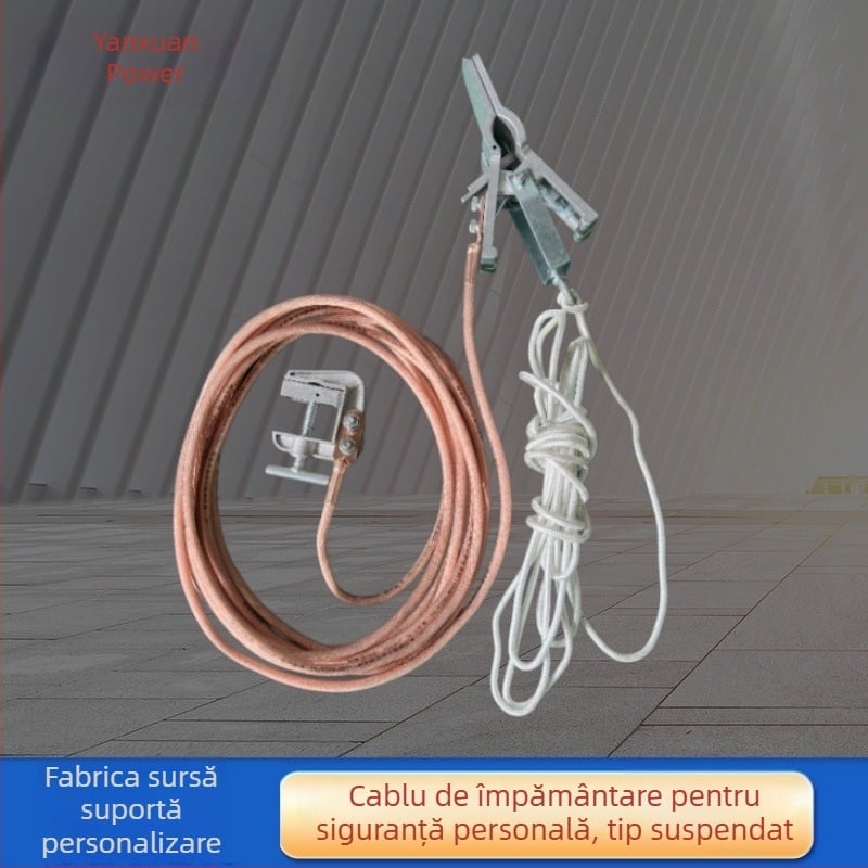 Cleme de împământare pentru suspensie și prindere prin impact, pentru instalații electrice, Duckbill